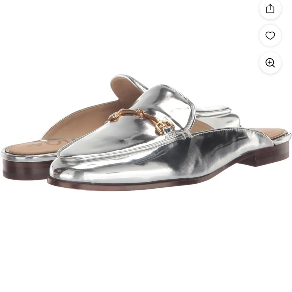 Sam Edelman Silver Linnie Mule - Picture 2 of 5